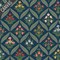 Estee Garden Canvas in Navy Multi (rp1602-nm4c) | Dahlia | Rifle Paper Co | Cotton+Steel